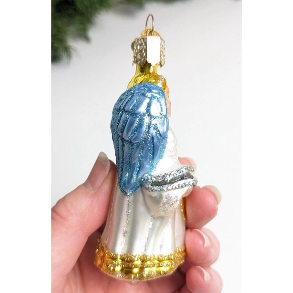 Glad Tiding Angel Old World Christmas Ornament - Picture 4 of 5